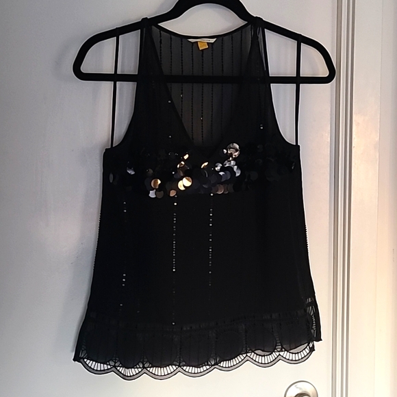 *2/$30 closet sale* EUC s.2 Leifsdottir Anthropologie silk top - Picture 1 of 7